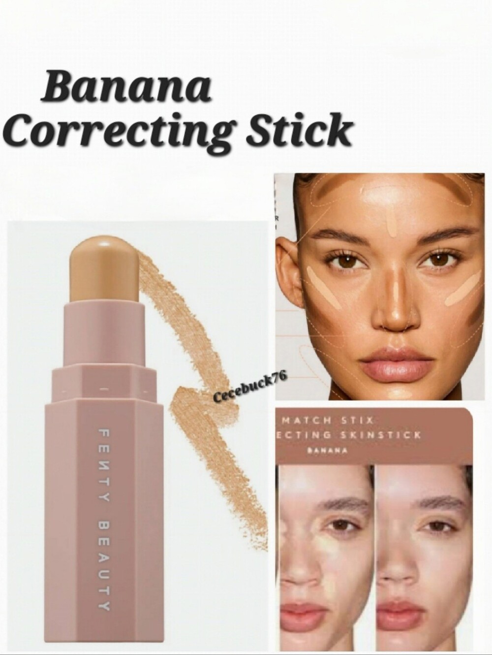 🌺Fenty Beauty Banana Match Stix Correcting Skinstick Concealer Stick